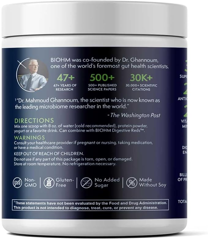 BIOHM Essential Digestive Greens, Green Superfood