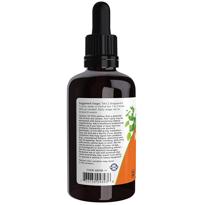 NOW Supplements, Kava Kava Liquid Extract 2-Ounce
