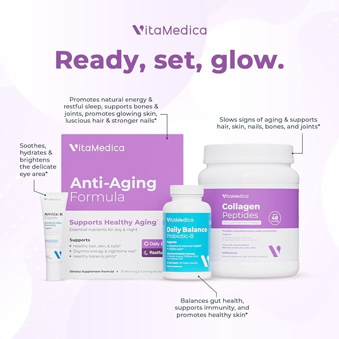 VitaMedica Anti-Aging Formula 4-in-1 Health and 30 AM