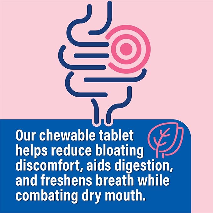 Chewable Probiotics Bloating Relief for Women 5 Billion (60 Count)
