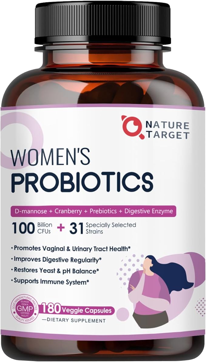 Probiotics for Women Digestive Health, 100 180 Veggie