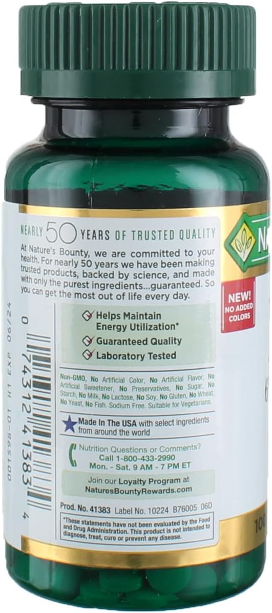 Nature's Bounty Iron 65 mg Tablets 100 Tablets, 100 Each, 3-Pack