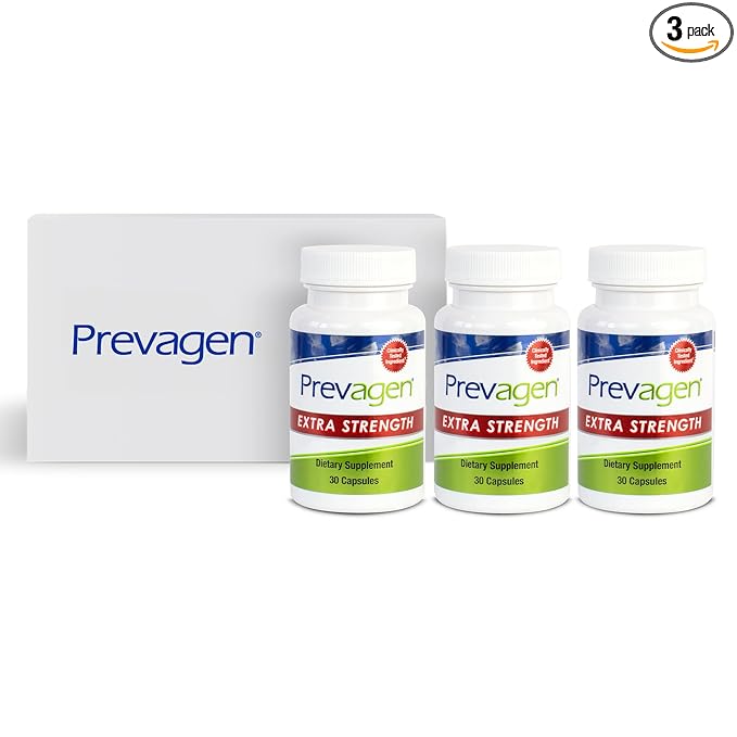 Prevagen Extra Strength - 90 Capsules (3-Pack of 30 Pills) | Prevagen for Your Brain | Prevagen Extra Strength Capsules - Brain Supplement with 20mg of Apoaequorin Plus Vitamin D3