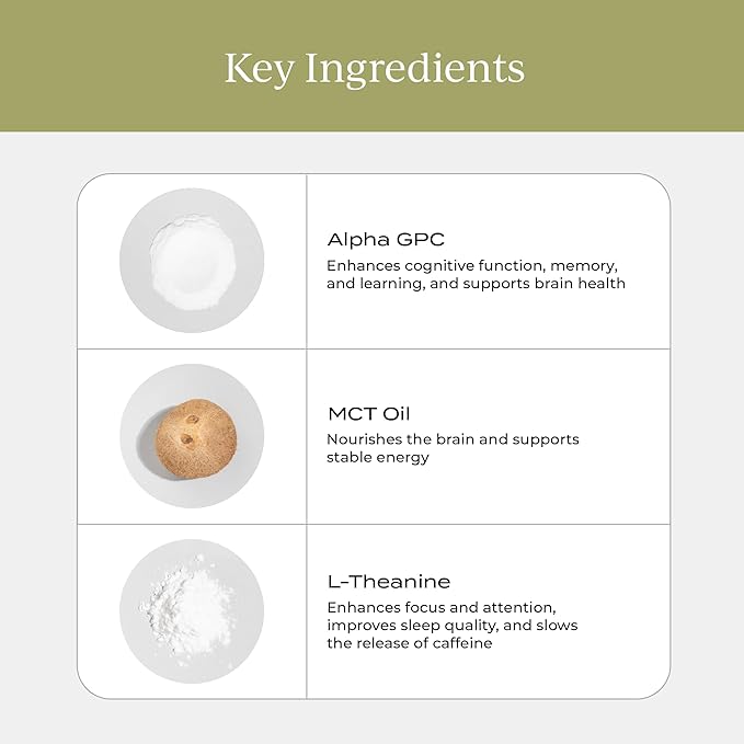 CYMBIOTIKA Nootropic Creamer with MCT Oil, L-Theanine, and Alpha GPC, Enhance Focus, Mental Clarity, and Energy, Sugar-Free, Keto-Friendly Brain Boosting Coffee Creamer for Cognitive Performance and Stress Relief