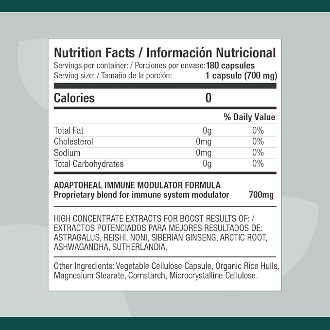 Immodulator - Adaptogenic Supplement for Well-Being, (180 Capsules/700 Capsules/700 mg)