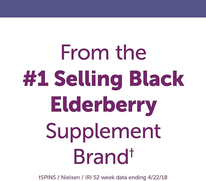 Nature's Way Sambucus Elderberry with Vitamin 30 Count