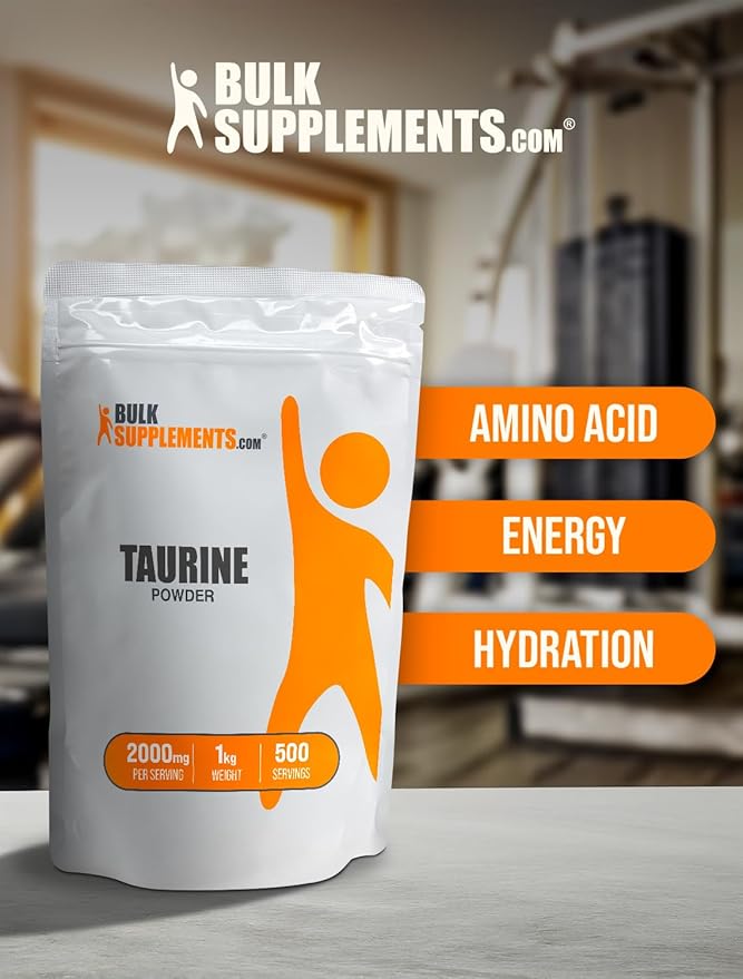 BulkSupplements.com Taurine Powder 2000mg - 2g per 5kg (11 (11 lbs) 5)