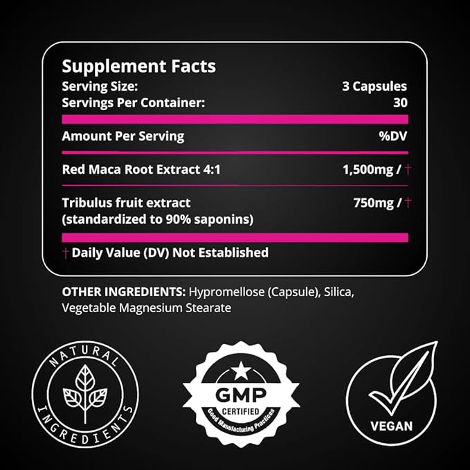 UNALTERED Hormone Balance & Mood Support for Women - Naturally Supports Hormonal Balance & Energy with Tribulus Terrestris & Red Maca Root Extract - Dietary Supplement - 90 Vegan Capsules
