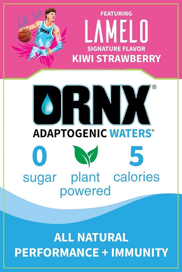 DRNX 12 Pack Adaptogenic Waters Complete 5 Calories