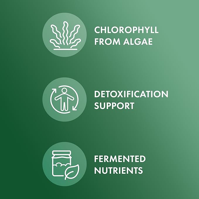 Dr. Mercola Fermented Chlorella with Chlorophyll, 90 Servings (450 Tablets), 2 Bottles,