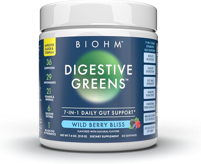BIOHM Essential Digestive Greens, Green Superfood