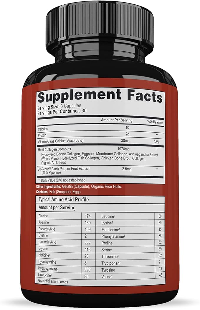 Super-Absorb Multi Collagen Pills (Type I (90 Capsules)