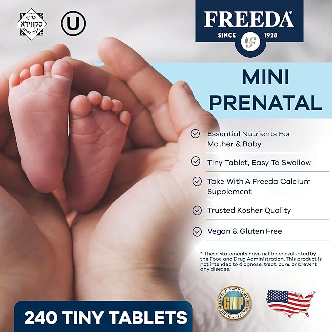 FREEDA Mini Prenatal Vitamin (240)