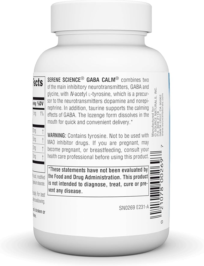Source Naturals Serene Science, GABA Calm 120 Lozenges