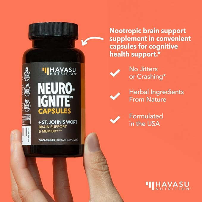 NeuroIgnite Brain Supplements for Memory and 2 Month
