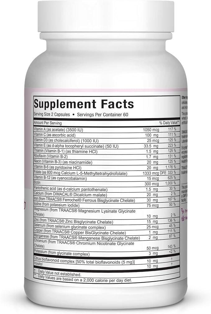 Maxi Small Prenatal Capsules with Methyl 120 ct