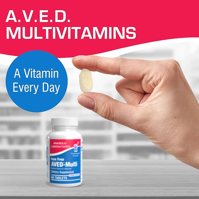 Iron Free Daily Multivitamin for Men 60 Tablets