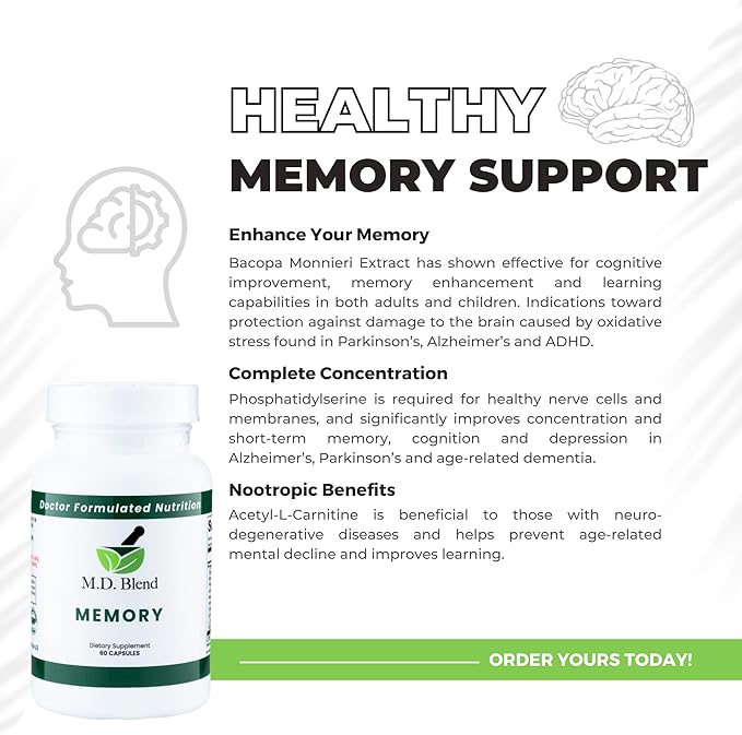 Memory - Natural Blend - Expert 30 Capsules 1 Pack