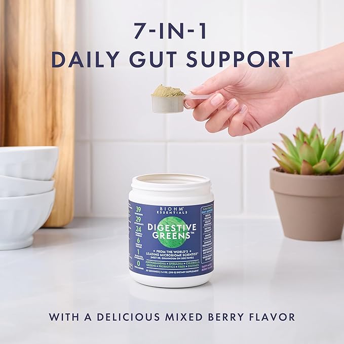 BIOHM Essential Digestive Greens, Green Superfood