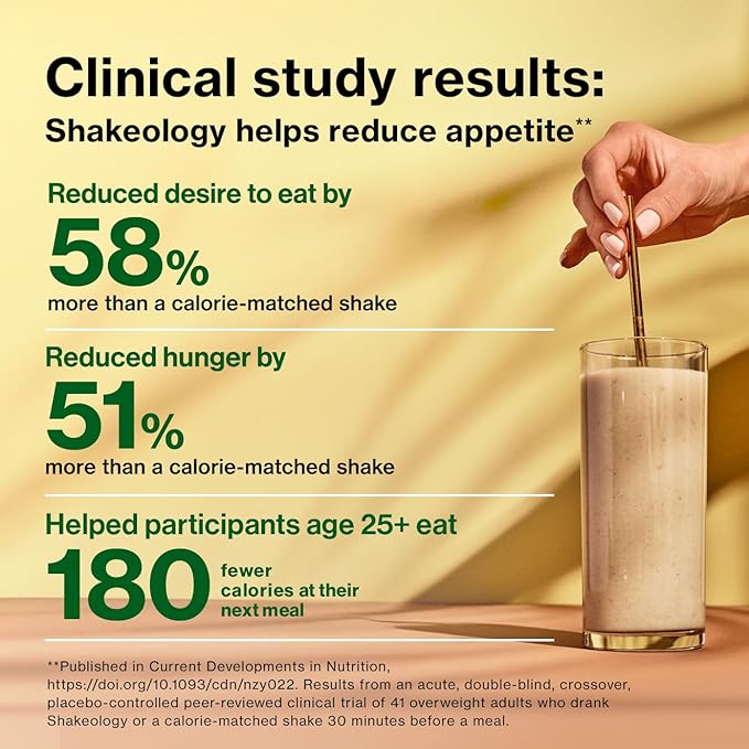 Shakeology Vegan Protein Powder - Gluten Free, Superfood Protein Shake - Helps Support Healthy Weight Loss, Lean Muscle Support, Gut Health, Manage Effects of Stress, Chocolate - 30 Servings