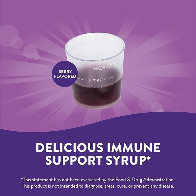 Nature's Way Sambucus Elderberry Immune Syrup, 8 Fl