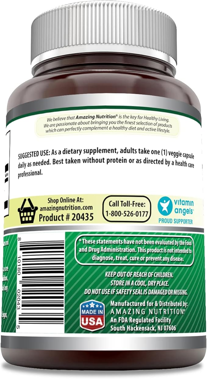 Amazing Formulas GABA 750mg Per Serving 100 Veggie