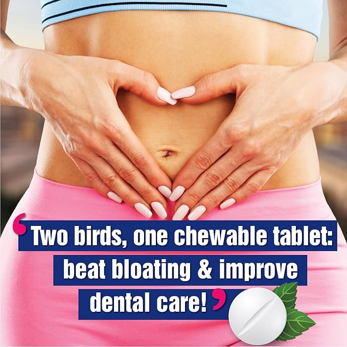 Chewable Probiotics Bloating Relief for Women 5 Billion (60 Count)