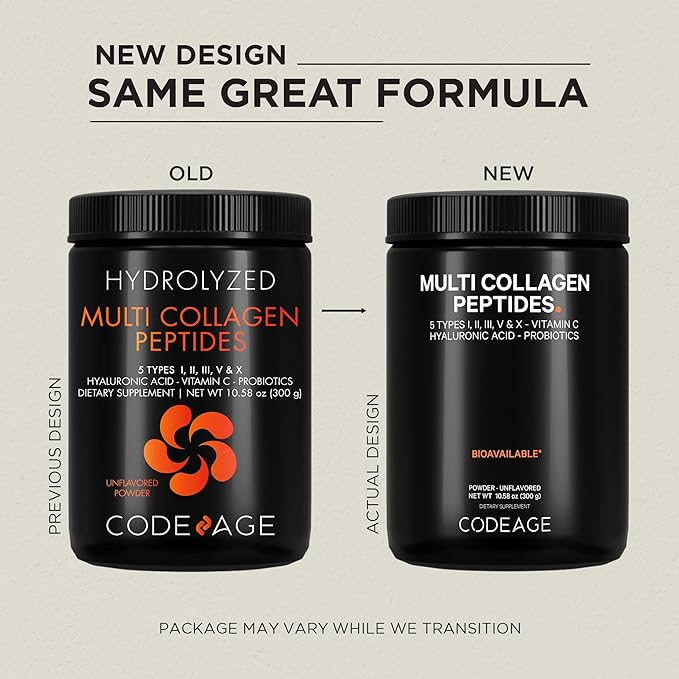 Codeage Multi Collagen Peptides + Probiotics 10.58oz