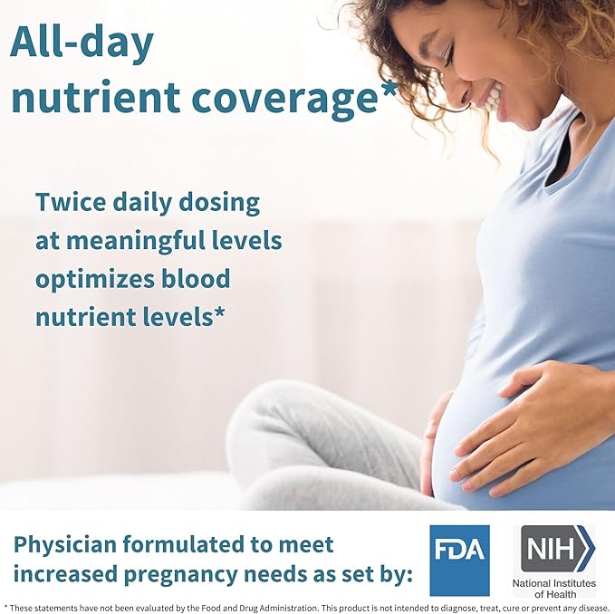 Methylated Prenatal Multivitamin, Folate for MTHFR, 6 x 60 Tablets,