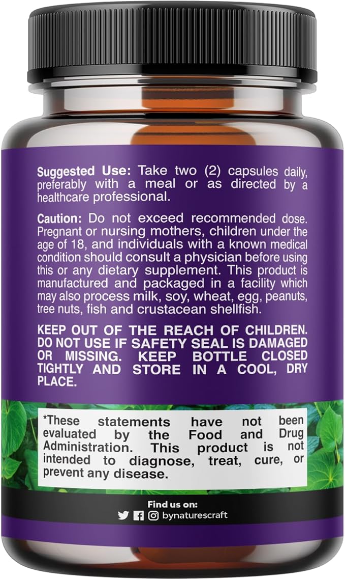 Kava Root Mood Support Supplement 1000mg Serving
