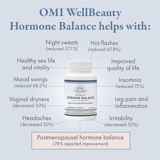 OMI Hormone Balance for Women, Menopause 500 mg 30-Day Supply