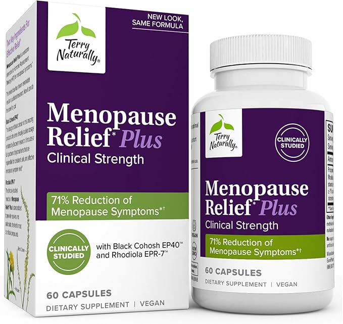 Terry Naturally Menopause Relief Plus 60 Capsules 30 Servings