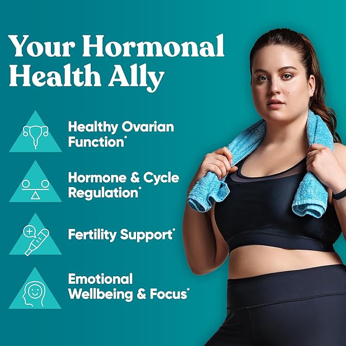 Regulate Cycle Support – Hormone Balance for Women at Optimal 40:1 Myo-Inositol & D-Chiro Inositol – PCOS Supplement for Period Consistency, Menstrual & Ovulation Support – 90 Vegan Capsules