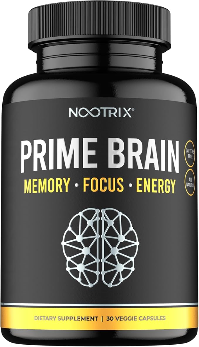 Prime Brain Supplement B12 & 30 Vegan