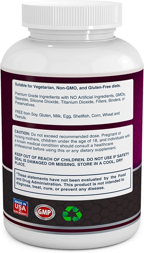 Turmeric Curcumin Complex with Black Pepper Extract 755mg per 180 Veg. 95% Standardized