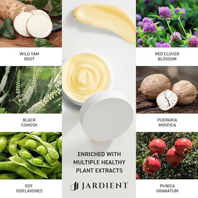 Wild Yam Cream Hormone Balance: Natural Organic Formula for Menopause Relief & Menstrual Support Like Hot Flashes Night Sweats