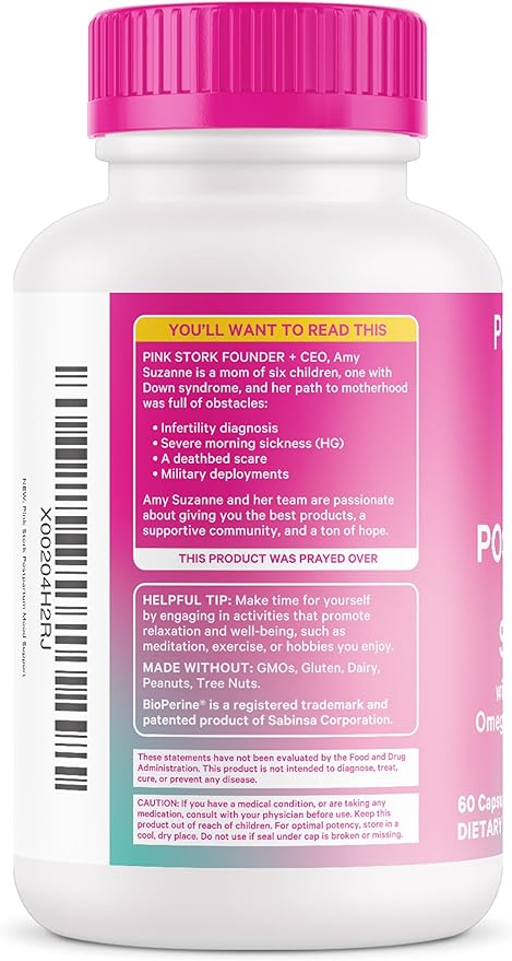 Pink Stork Postpartum Mood Support 60 Capsules