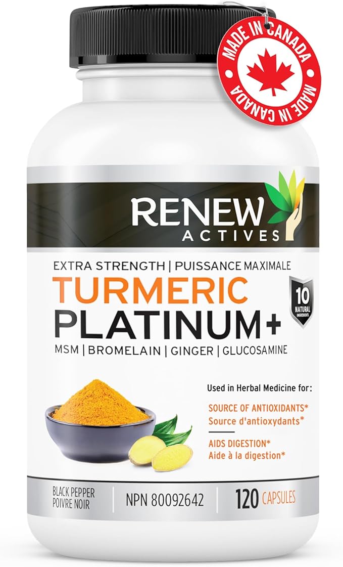 Renew Actives Turmeric Platinum 120 Capsules