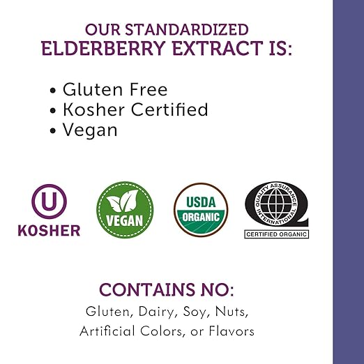 Nature's Way USDA Organic Sambucus Elderberry 4 Ounce