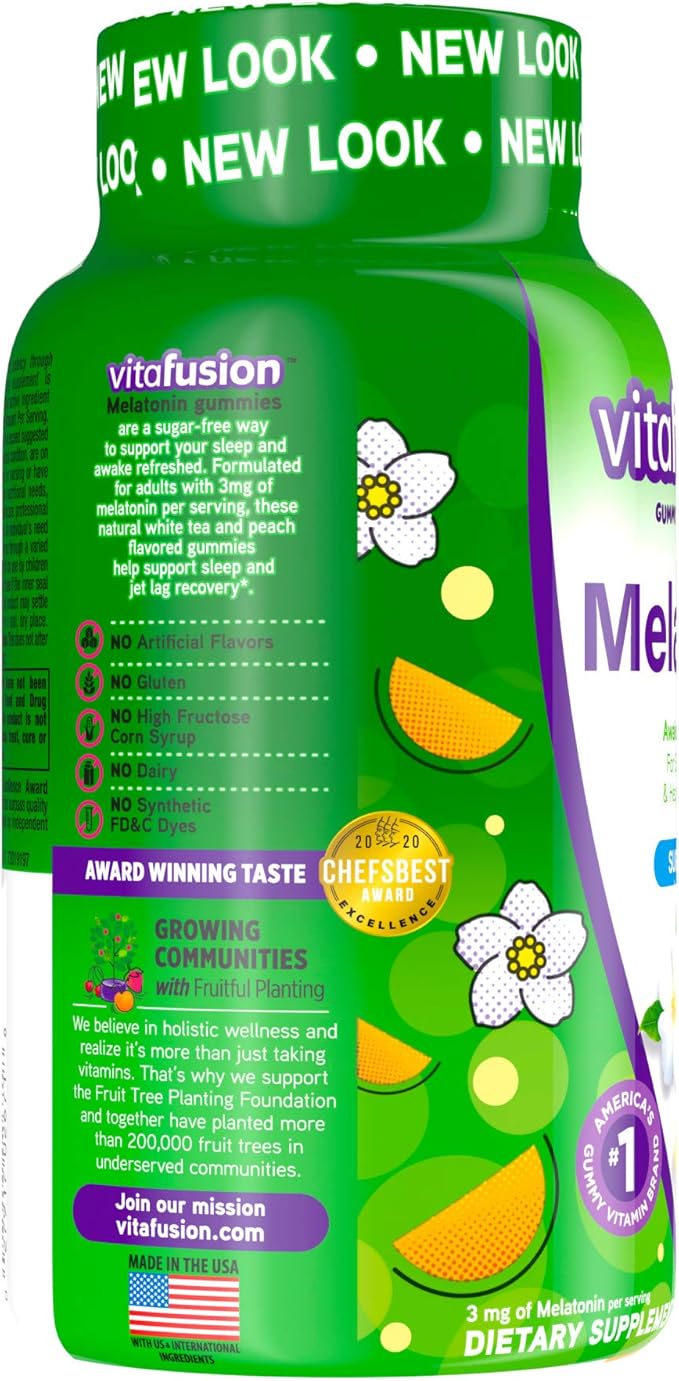 Vitafusion Melatonin Gummy Vitamins, 140 Count 1)