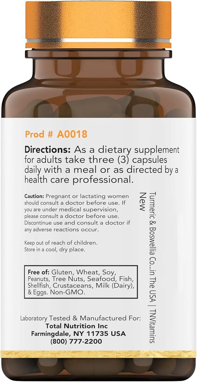 Turmeric & Boswellia Complex (180 Capsules)