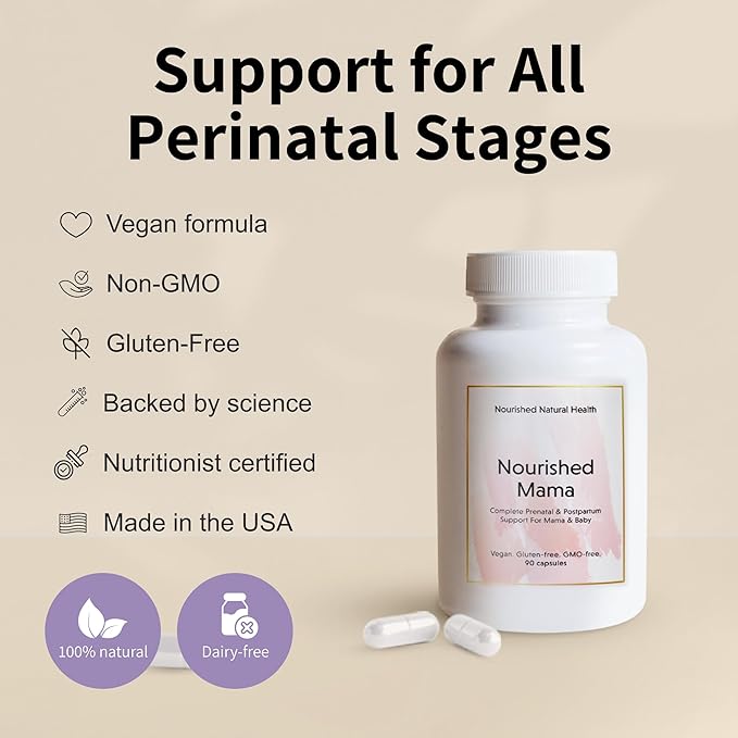 Nourished Mama Prenatal Multi Vitamin 270 Capsules