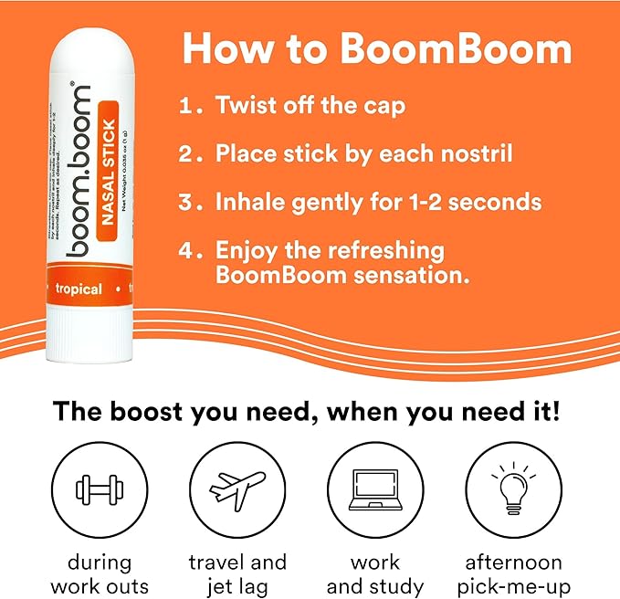 BoomBoom Nasal Stick (3 Pack)