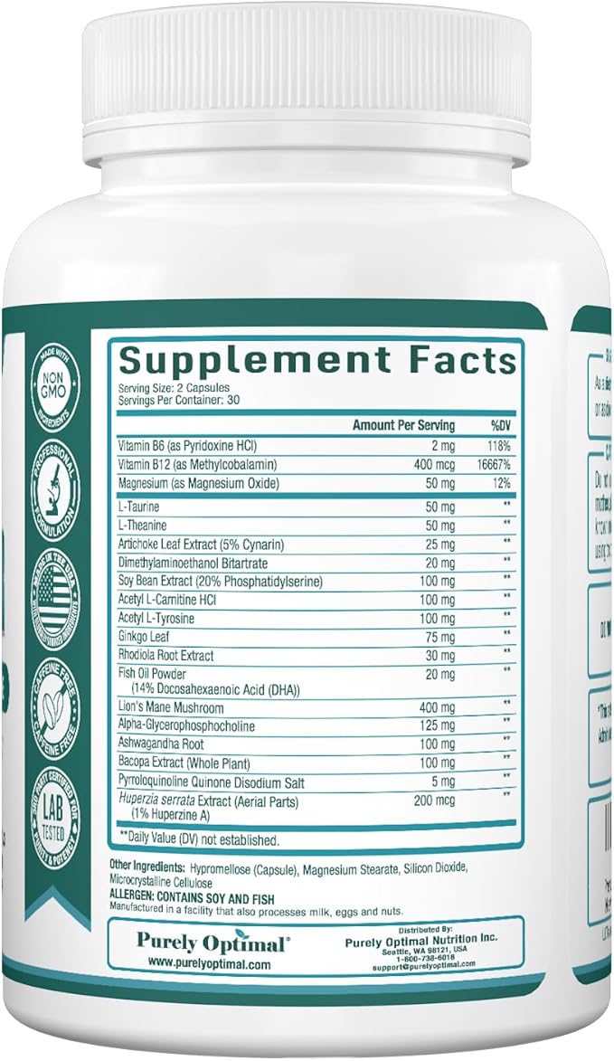 Premium Brain Supplement 60 Caps