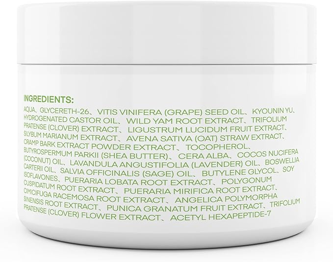 Wild Yam Cream Hormone Balance: Natural Organic Formula for Menopause Relief & Menstrual Support Like Hot Flashes Night Sweats