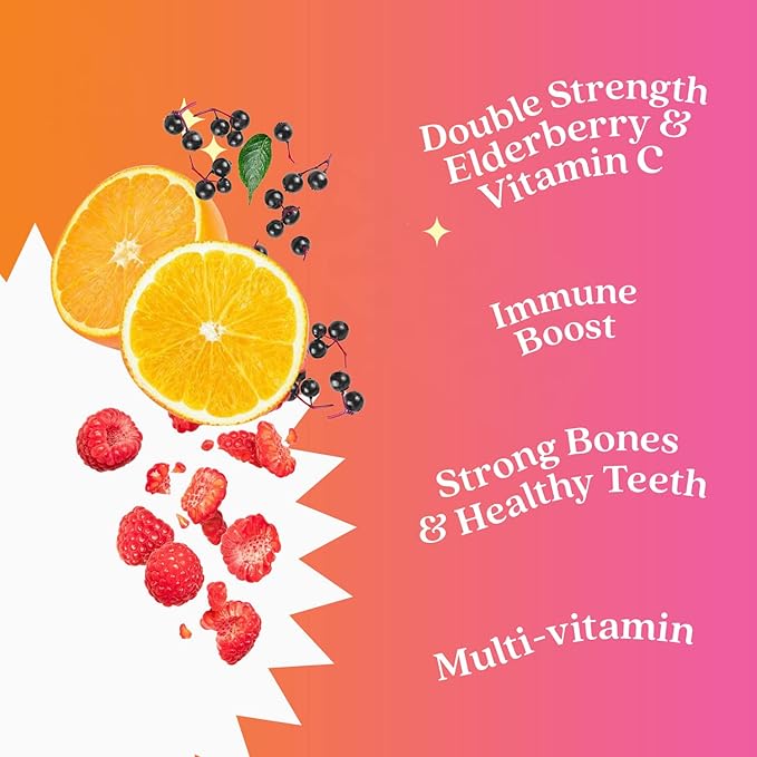BeLive Elderberry Gummies with Zinc and B12 - 2-Pack