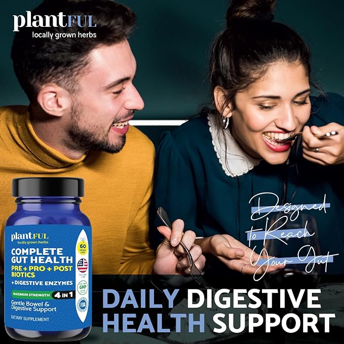 4-in-1 Pre Post Probiotics & Digestive Enzymes 60 Non