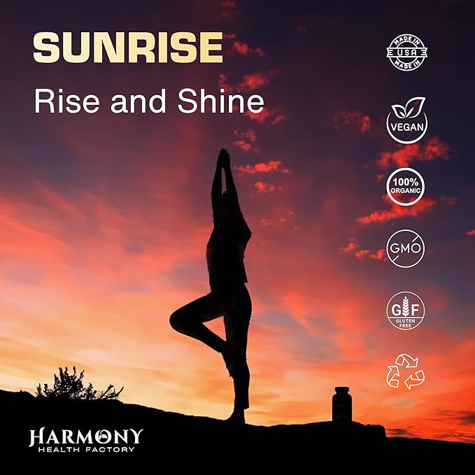Sunrise 10x Potency Nootropic Adaptogenic Mushroom 60 Count