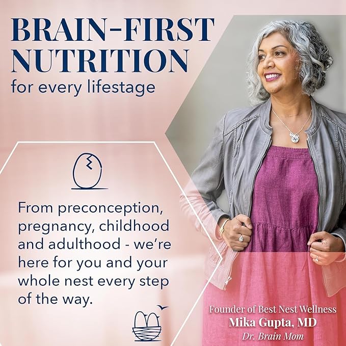 Best Nest Wellness Mama Bird Prenatal DHA Omega-3 DHA 60 Softgels