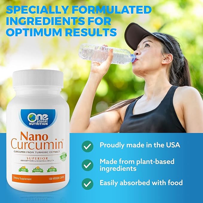 Nano Curcumin 500mg — Turmeric Curcumin 120 Veggie